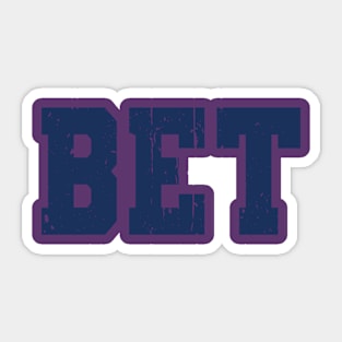 Michigan State Champions Bet Sticker